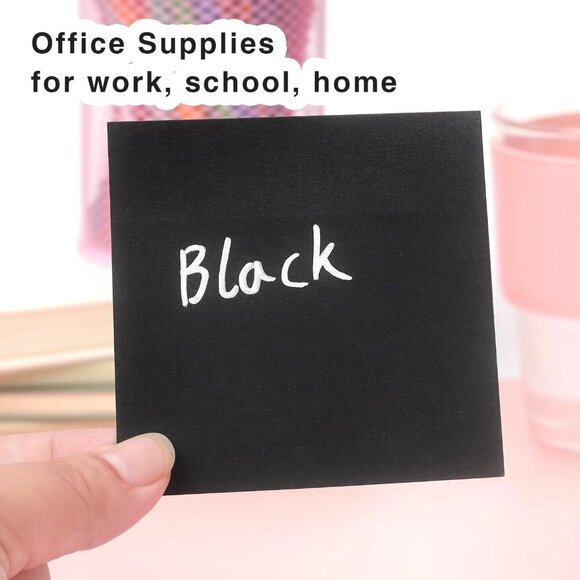 Sticky Notes 3x3 Self-Stick Notes Bright Colors Sticky Notes 4 Pads 90 Sheets/Pa - Picture 6 of 7